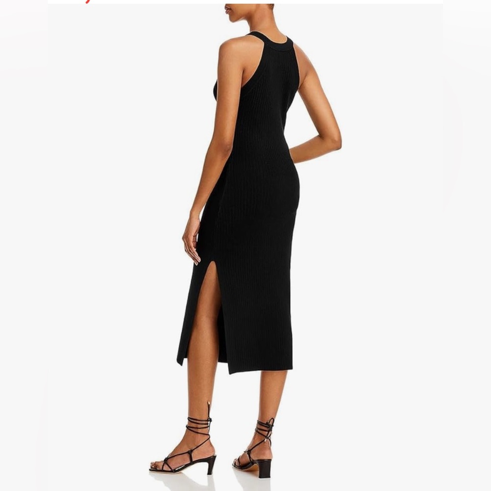 WAYF Ashley Halter Midi Dress Black Size XS EUC - Picture 2 of 13